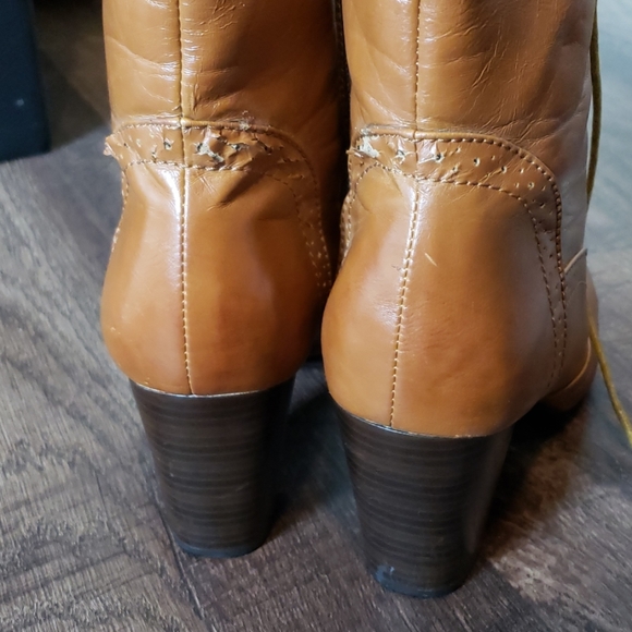 Forever 21 brown lace up booties - Picture 7 of 8